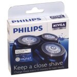 3 tetes rasoir philips cool skin 6000 hq167 / 40 3 tetes rasoir philips cool skin 6000 hq167 / 40