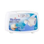 3m micropore sparadrap microporeux blanc 2, 5cm x 5m