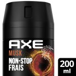 4x200ml dodorants sprays homme axe skate & roses protection 48h (lot 4x200ml)