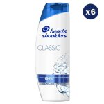 6 shampoings classic 285ml, head & shoulders