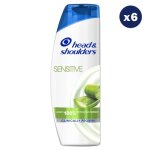6 shampoings sensitive 285ml, head & shoulders