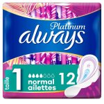 Always - always platinum normal (taille 1) serviette hyginique serviettes hyginiques 12 un