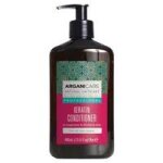 Arganicare keratin conditioner strengthening & thickens hair with certified organic argan oil, for all ...
