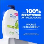 Asfasfq - apple fresh antipelliculaire. pompe 1000ml. usage quotidien. jusqu' 100% des pellicules elimines, ...
