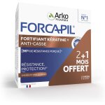 Asfasfq - forcapil fortifiant kératine + programme 3 mois 120 + 60 gélules Asfasfq - forcapil fortifiant kératine + programme 3 mois 120 + 60 gélules