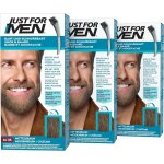 Asfasfq - just for men formule coloration moustache et barbe chtain, elimine les poils gris pour un ...