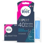 Asfasfq - veet expert - 40 bandes de cire froide visage - peaux sensibles - finition parfaite - epilation ... Asfasfq - veet expert - 40 bandes de cire froide visage - peaux sensibles - finition parfaite - epilation ...