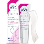 Asfasfq - veet pure - crme dpilatoire corps et jambes - peaux normales - sans odeur d'amoniaque, 200 ...