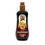 Australian gold spray solaire spf 15 avec agent bronzant protection moyenne 237 ml Australian gold spray solaire spf 15 avec agent bronzant protection moyenne 237 ml