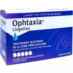 Bausch + lomb ophtaxia hygi�ne et soin quotidien paupi�res et cils 20 lingettes