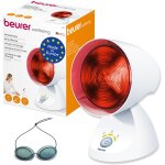 Beurer il 35 lampe infrarouge, lumi�re infrarouge apaisante et chauffante, minuteur 3 niveaux, 5 angles ...