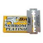 Bic boite de 20 x 5 lames rasoir chrome platinum double tranchant