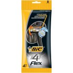 Bic pochette de 4 rasoirs flex 4 (4 lames ) + bande lubrifiante