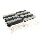 Bigoudis a permanente gris et noirs 16mm x12
