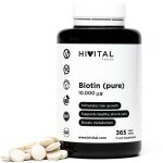 Biotine 10000 mcg (vitamine b7). 365 comprimés végétaliens (1 an de traitement). stimule la croissance ... Biotine 10000 mcg (vitamine b7). 365 comprimés végétaliens (1 an de traitement). stimule la croissance ...