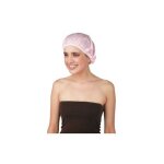 Bonnet douche plastique uni rose