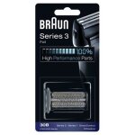 Braun series 3 30b - tte de rasoir - pour rasoir - noir - pour braun series 3; smartcontrol3; syncro; ...