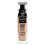 Can't stop won't stop - nyx professional makeup - fond de teint liquide couvrant tenue 24h waterproof, ...