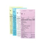 Carnet caisse n rose x 10