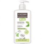 Cattier gel douche shampooing dmlant parfum sucr 500ml