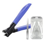 Ciseaux a ongles puissants pour ongles epais bleu bleu