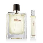 Coffret terre d'hermes eau de toilette spray 100 ml - eau de toilette spray 15 ml