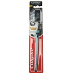 Colgate - brosse a dents charcoal double action - medium - orange