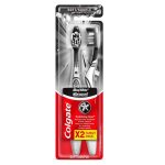 Colgate - brosse a dent max white charcoal soft 2pcs -