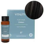 Coloration for man naturel fonc� cheveux & barbe vitality's 3x50ml