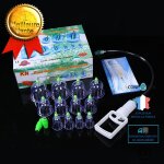 Confo 12 coupes mdicale corps chinois vide ventouse massage therapy sant aspiration un cadran qui ...