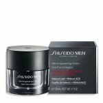 Cr�me hydratante visage homme shiseido men au r�tinol soin quotidien tous types de peau 50 ml