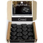 Fondants a la cire creed : 16x5g fondants a la cire en forme de c?ur inspirs par le parfum creed.
