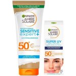 Garnier ambre solaire routine protection solaire visage & corps sensitive expert +
