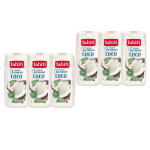 Gel douche tahiti 8h de parfum coco lot de 6 flacons de 250ml