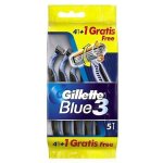 Gillette blue3 - pack de 4 rasoirs jetables pour homme