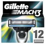Gillette lames mach3 (pack de 12)