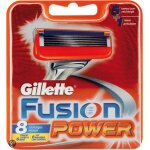 Gillette lames de rasoir fusion power - pack de 8 recharges
