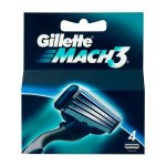 Gillette lames de rasoir mach3 pour homme x 4