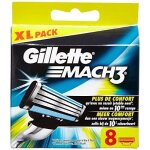 Gillette lames de rasoir mach3 pour homme x 8