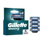 Gillette mach3 - cartouches de rasoir - lot de 4