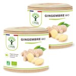 Gingembre bio - complment alimentaire - energie mal des transports digestion - 270 mg par glule - fabriqu ...