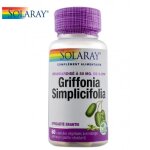 Griffonia simplicifolia 50 mg - sommeil et moral 60 capsules - solaray