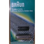 Grille + couteau de rasoir braun system 1, 2, 3 vario3 action line