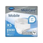 Hartmann - molicare premium mobile - slip absorbant 6 gouttes - pack de 14 pices xs