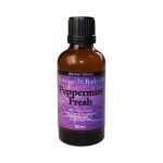 Huile de bain et de massage - fraicheur menthe poivrée - 50ml Huile de bain et de massage - fraicheur menthe poivrée - 50ml