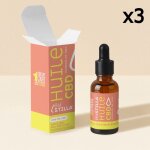 Huile cbd citron gingembre, full spectrum (10ml) 3000mg / 30% / 3 flacons Huile cbd citron gingembre, full spectrum (10ml) 3000mg / 30% / 3 flacons