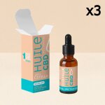 Huile cbd mct coco, full spectrum (10ml) 4000mg / 40% / 3 flacons Huile cbd mct coco, full spectrum (10ml) 4000mg / 40% / 3 flacons
