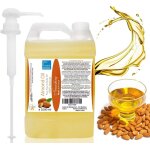 Huile de massage pure végétale d'amande douce 1 litre 1000 ml ; apaisante et adoucissante sur les peaux ... Huile de massage pure végétale d'amande douce 1 litre 1000 ml ; apaisante et adoucissante sur les peaux ...