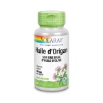 Huile d'origan 60 capsules solaray vegan