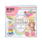 Invisibobble - kids slim sprunchie w. bow let?s chase rainbows elastique a cheveux 1 unit�